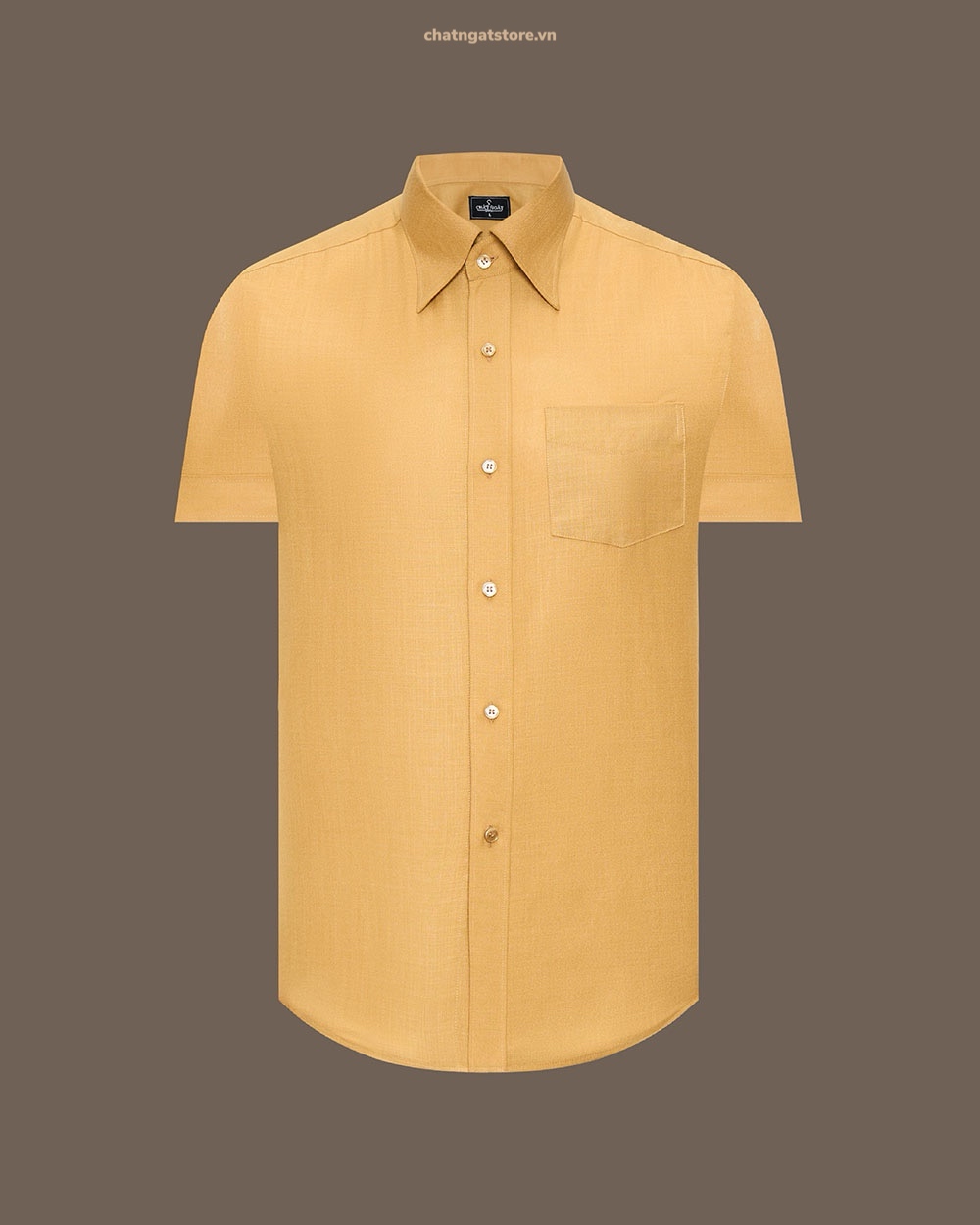 SƠ MI CỘC TAY VÀNG MUSTARD